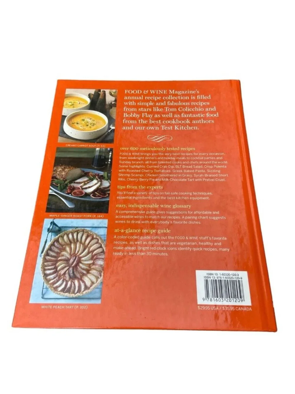 Food and Wine Annual Cookbook 2010: An Entire Year of Recipes Hardcover